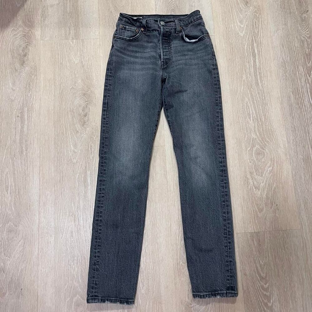 Levi-s Men's Black and Grey Jeans